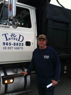 Darron Hyde of T & D Hauling and Excavation, Birmigham, AL.